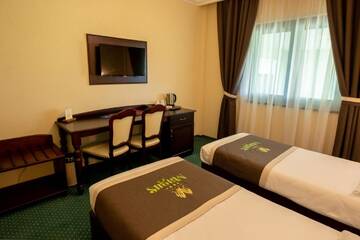 Фото номера Двухместный номер Делюкс с 2 отдельными кроватями Отель Magus Hotel г. Бая-Маре 3